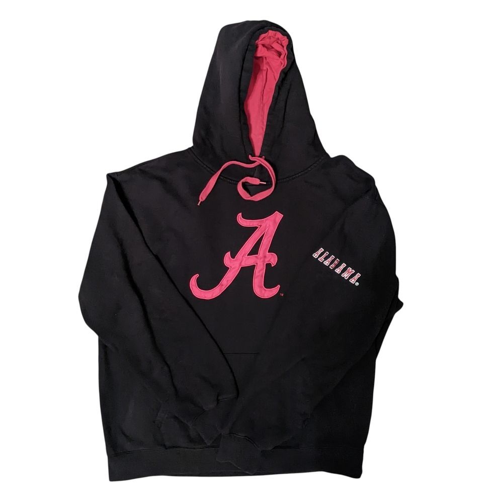 ALABAMA Black Red Collegiate Hoodie Football Sport Roll Tide XXL